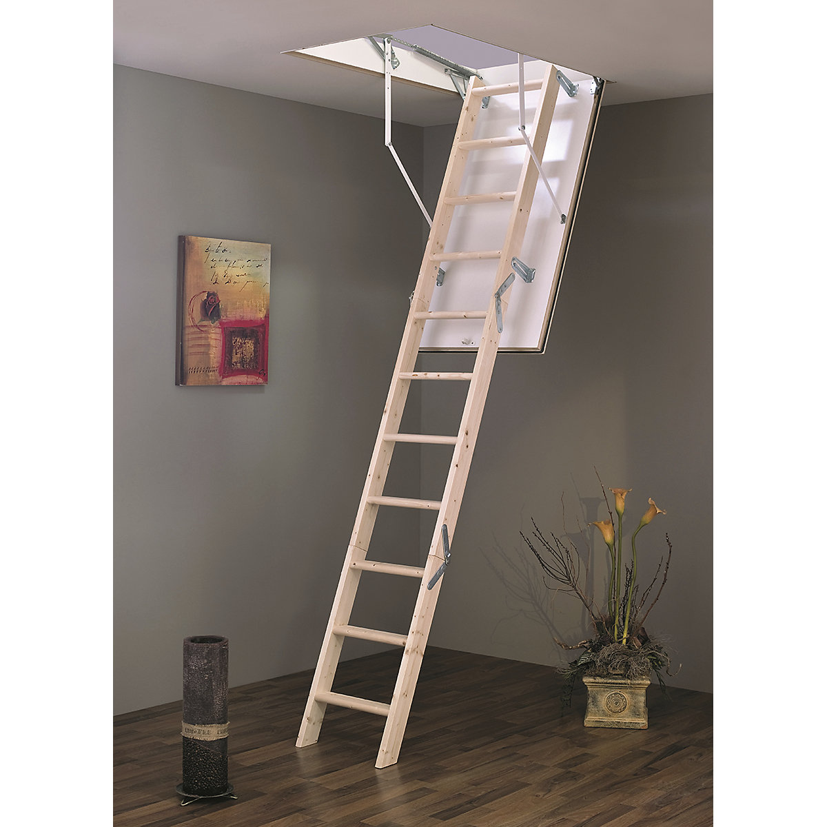 TB Davies EuroFold Timber Loft Ladder (Product illustration 6)-5