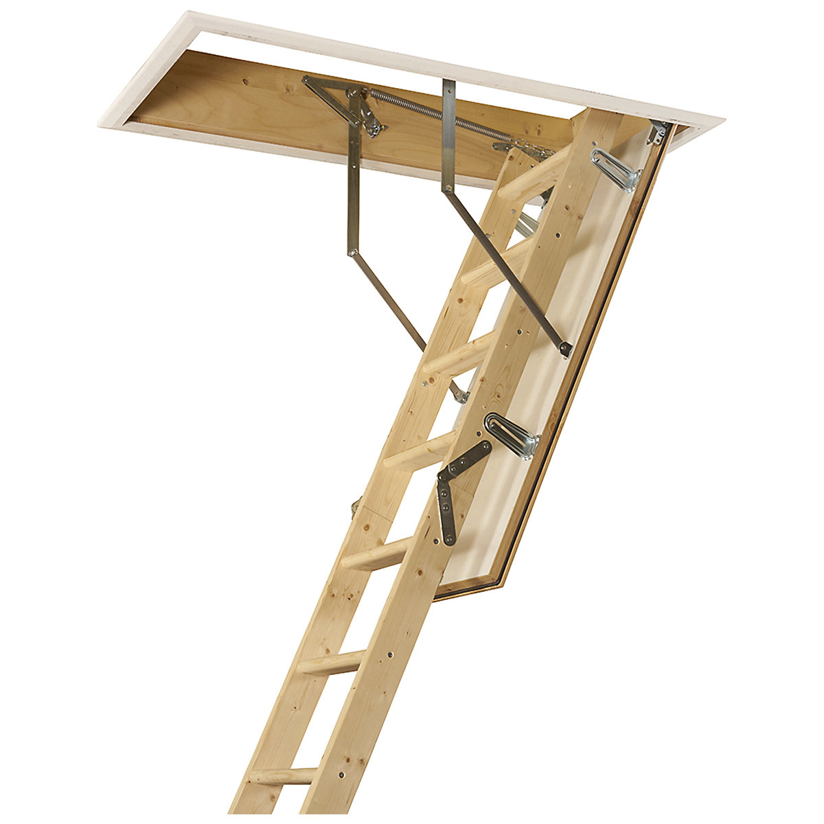 TB Davies EuroFold Timber Loft Ladder (Product illustration 2)-1