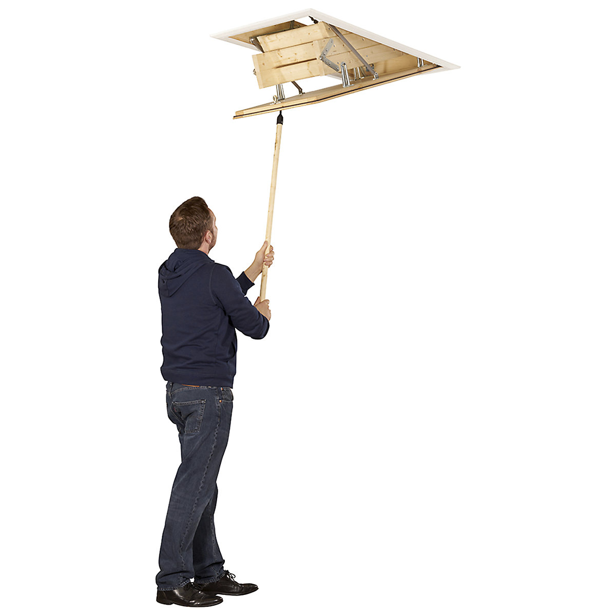 TB Davies EuroFold Timber Loft Ladder (Product illustration 5)-4