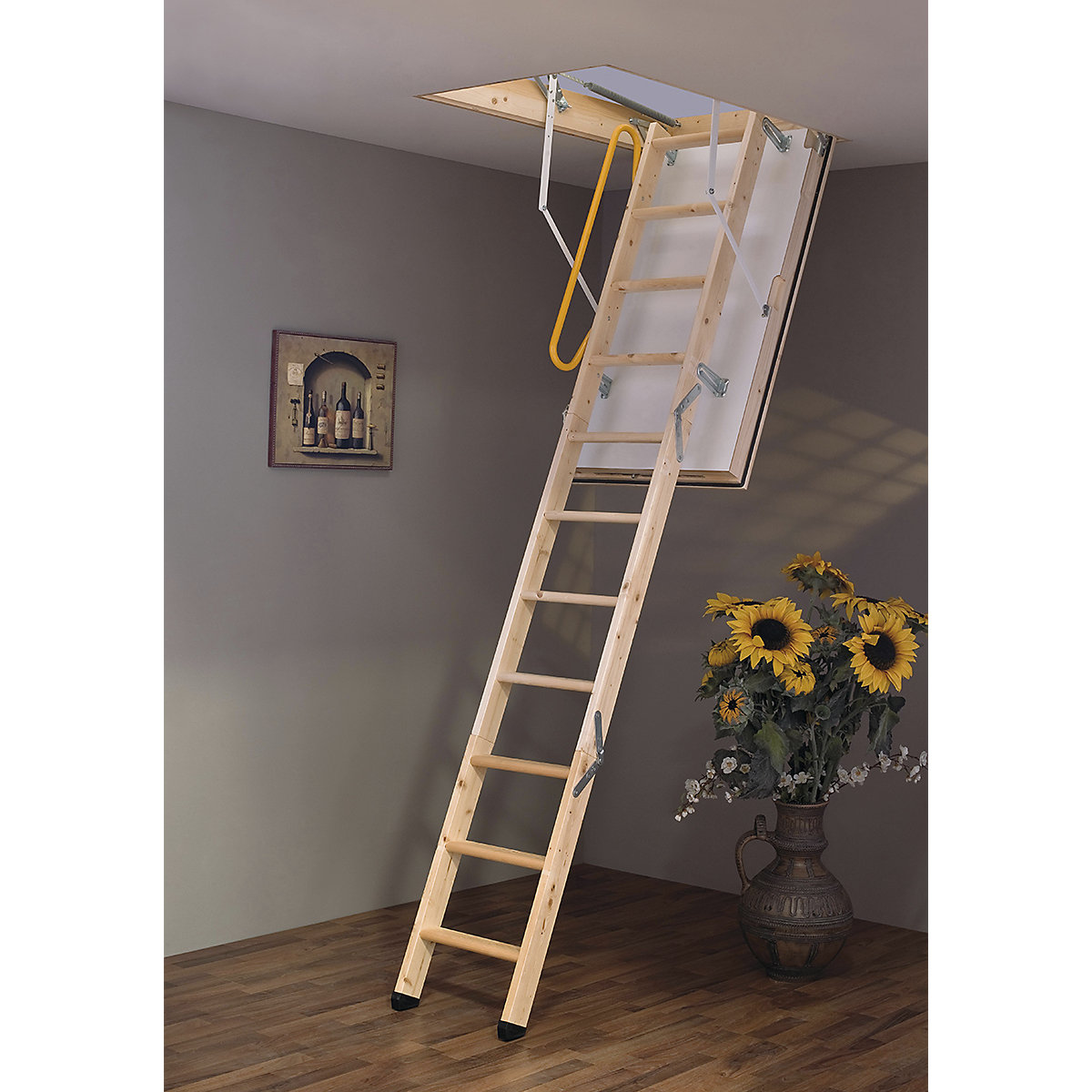 TB Davies LuxFold Timber Loft Ladder (Product illustration 5)-4