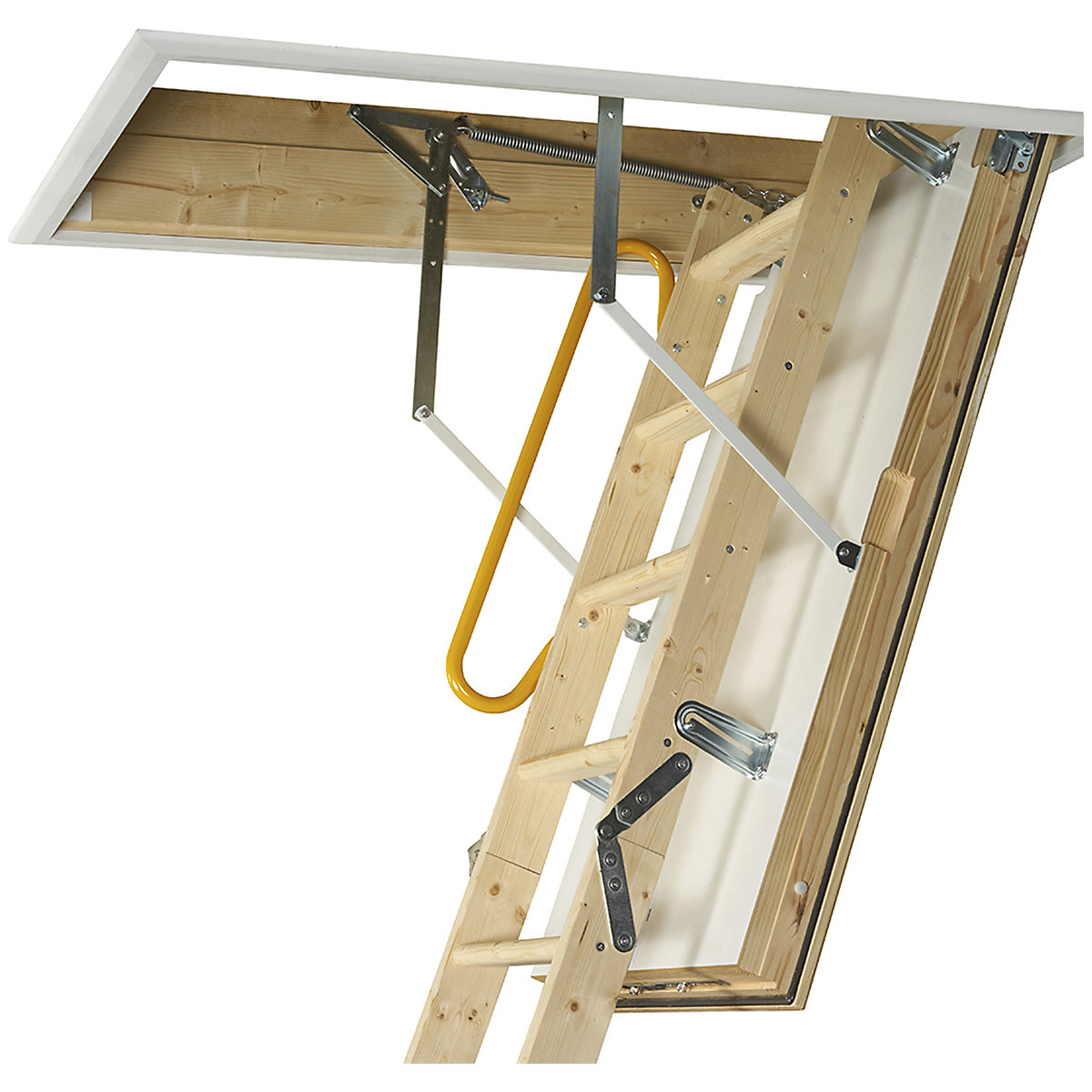 TB Davies LuxFold Timber Loft Ladder (Product illustration 2)-1