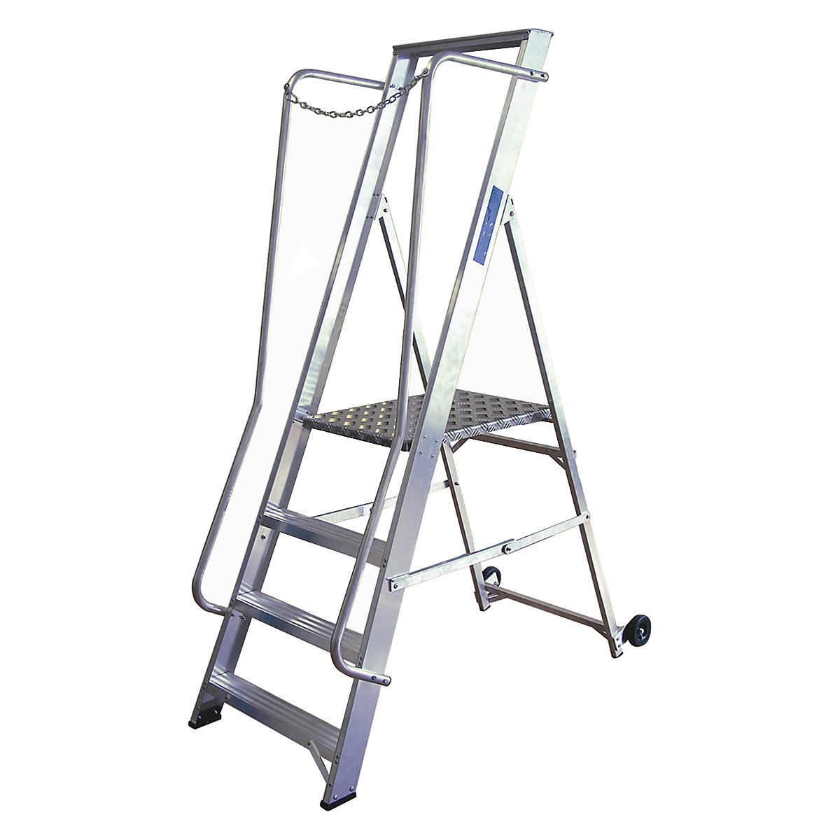 Aluminium Steps with Wider Platform