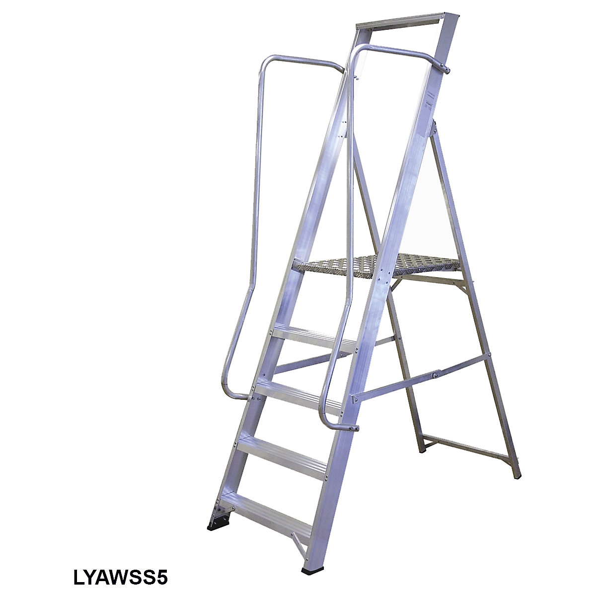 Aluminium Steps with Wider Platform (Product illustration 3)-2