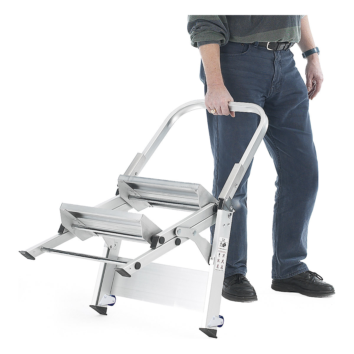 CLIMB-IT Easy Slope Aluminium Folding Steps (Product illustration 6)-5