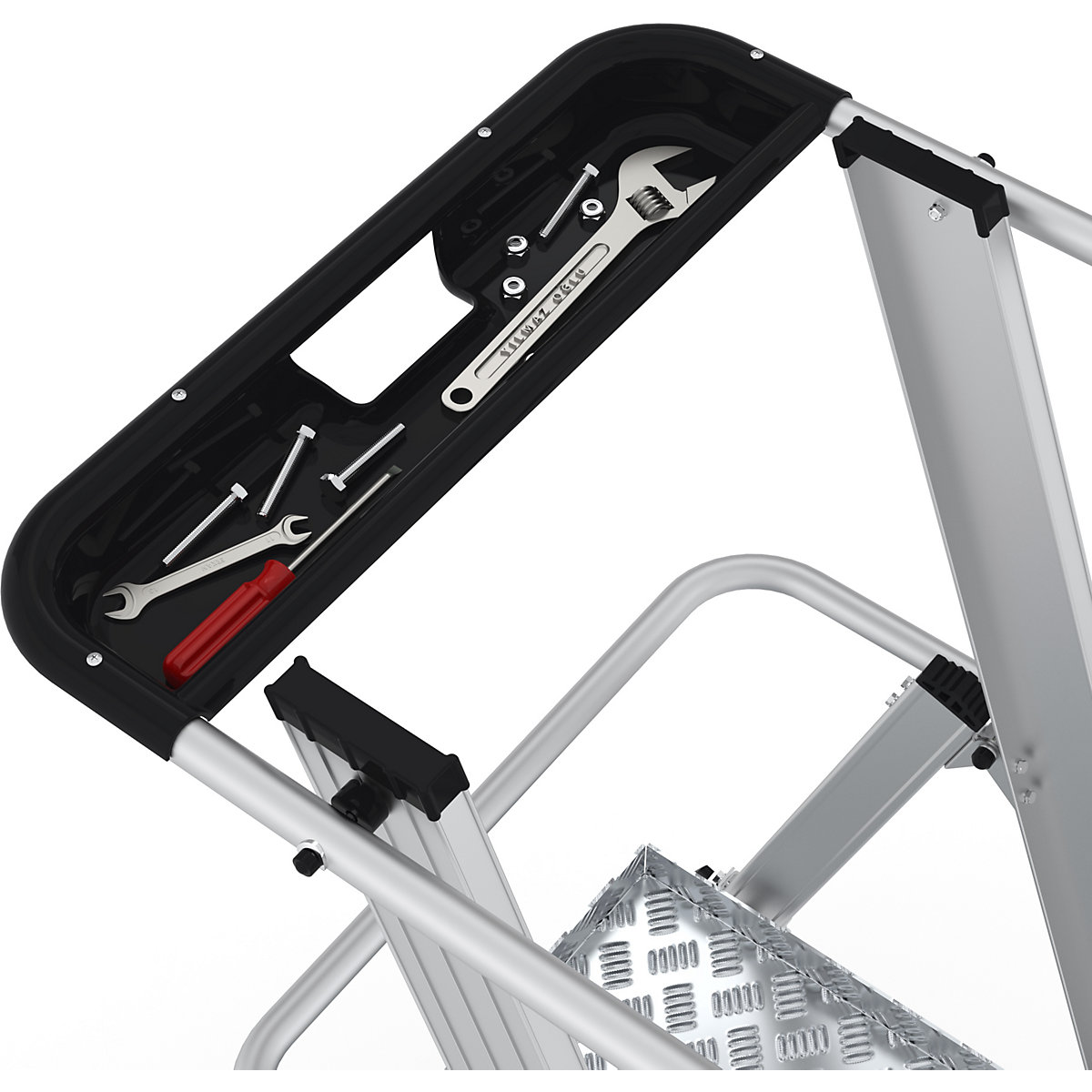 CLIMB-IT Folding Telescopic Large Platform Steps (Product illustration 6)-5