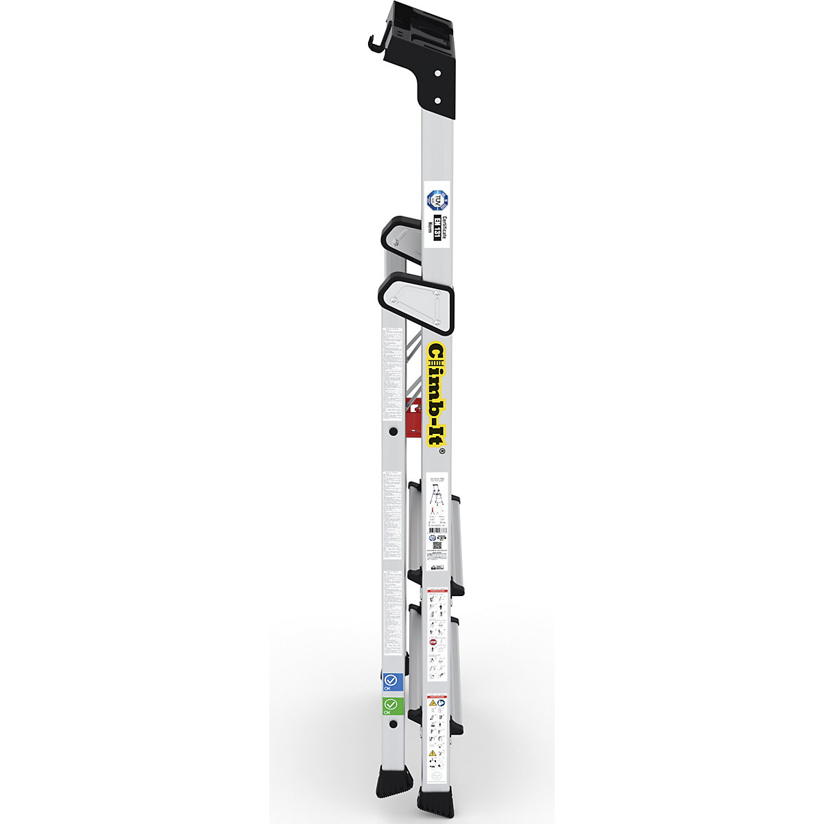 CLIMB-IT Professional Stepladders with Carry Handle (Product illustration 3)-2