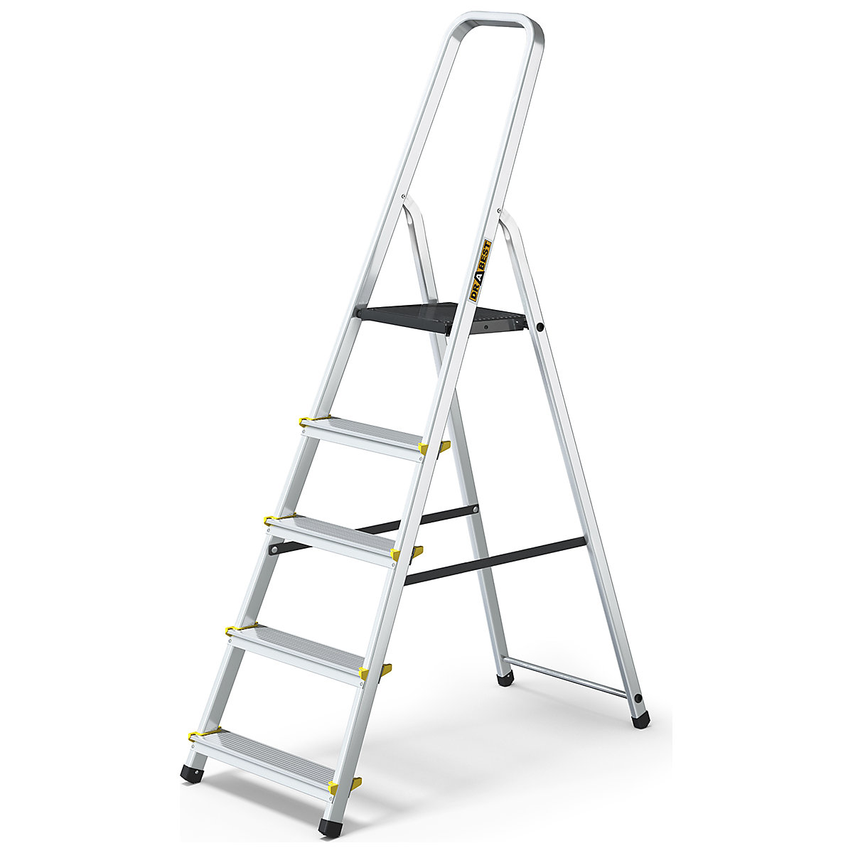Drabest MAX Series 3-Section Combination Ladders | EN 131, Drabest MAX Series 3-Section Combination Ladders | EN 131, Drabest Household Step Ladders | 1570h x 450w mm | Aluminium | 5 Steps-2