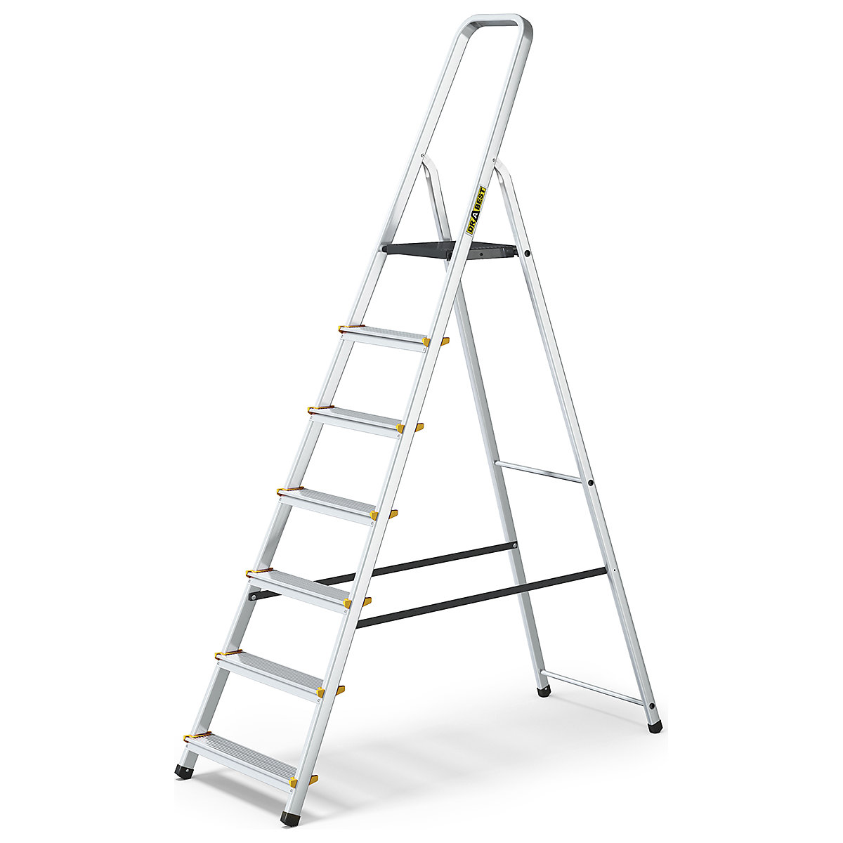 Drabest MAX Series 3-Section Combination Ladders | EN 131, Drabest MAX Series 3-Section Combination Ladders | EN 131, Drabest Household Step Ladders | 2000h x 500w mm | Aluminium | 7 Steps-4