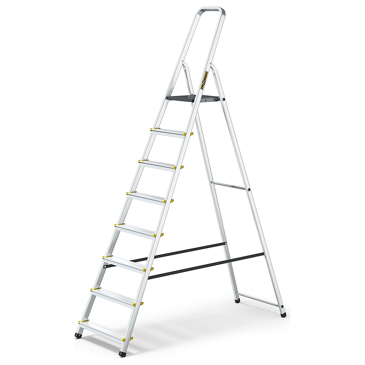 Drabest MAX Series 3-Section Combination Ladders | EN 131, Drabest MAX Series 3-Section Combination Ladders | EN 131, Drabest Household Step Ladders | 2220h x 520w mm | Aluminium | 8 Steps-5