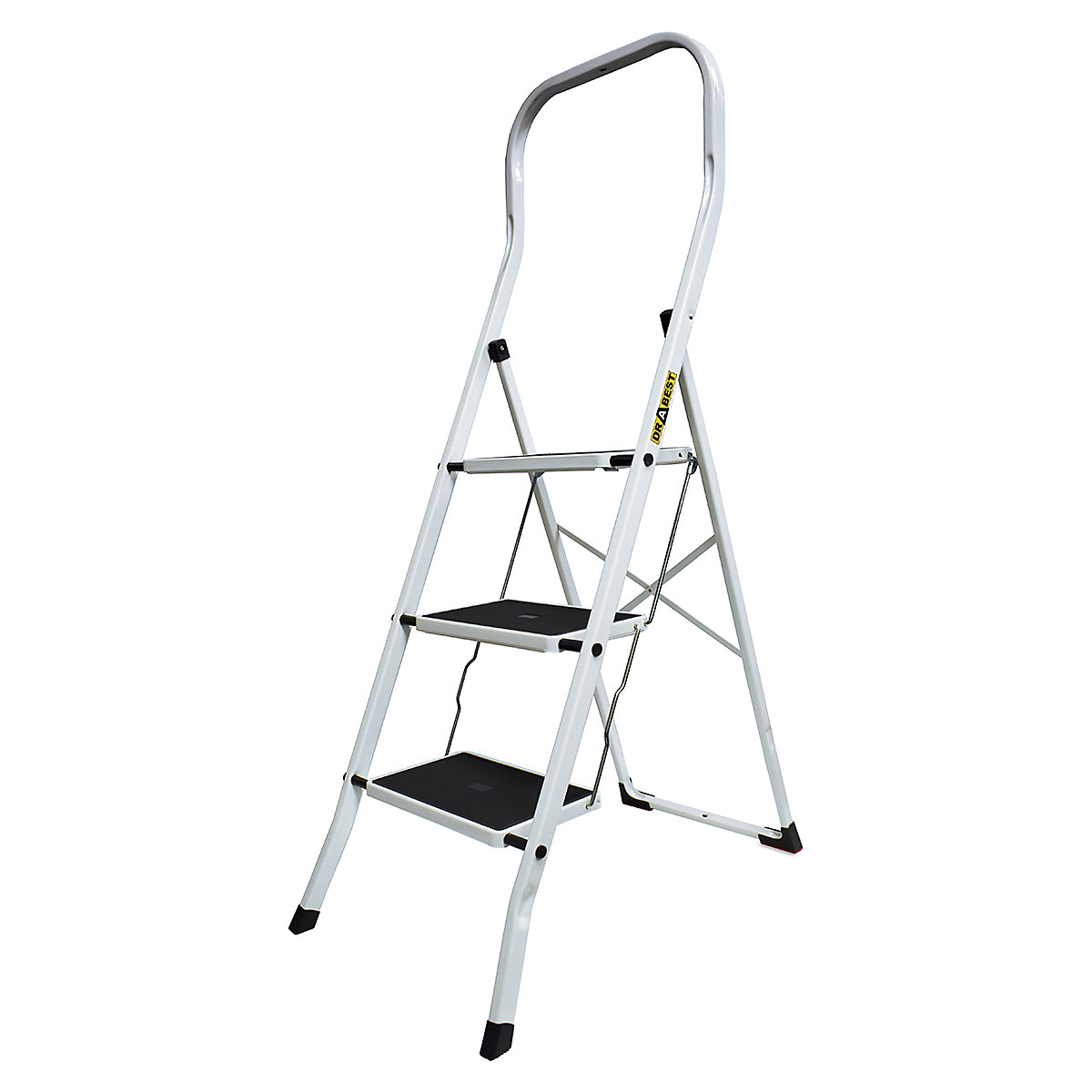 Drabest Single-Sided Steel Steps | EN 14183, Drabest Single-Sided Steel Steps | EN 14183, Drabest Single-Sided Steel Steps | 1300h x 470w mm | 3 Steps | Steel-4
