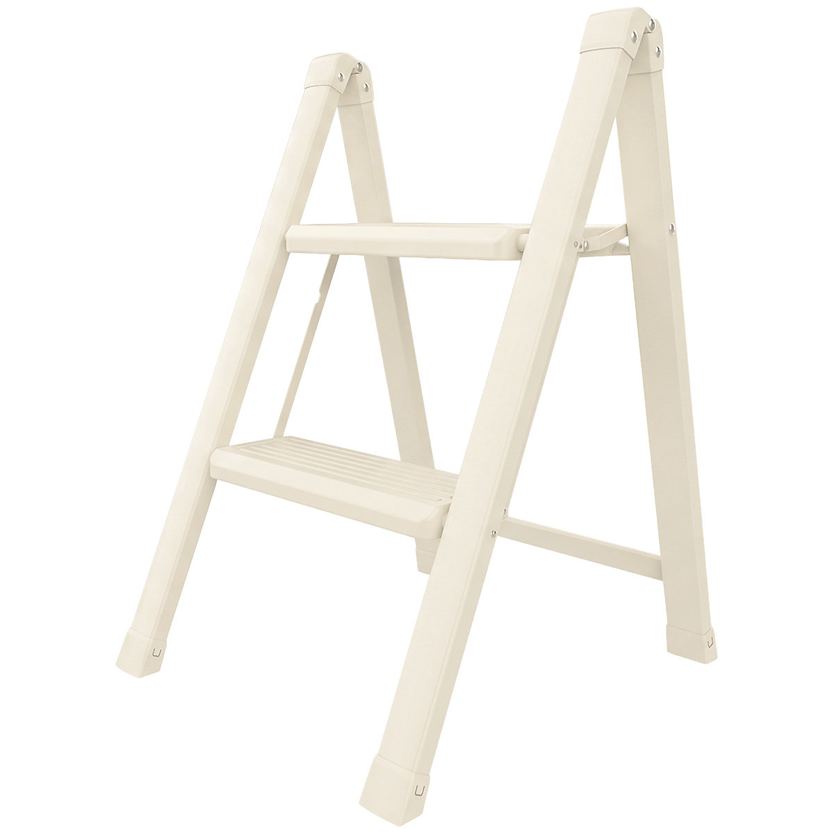 Drabest Slim Single-Sided Step Ladders | EN 14183, Drabest Slim Single-Sided Step Ladders | EN 14183, Drabest Slim Single-Sided Step Ladders | 620h x 440w mm | 2 Steps | Cream-9