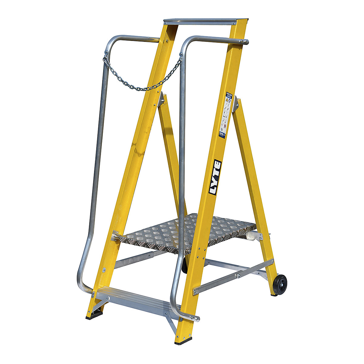 Fibreglass Steps with Wider Platform