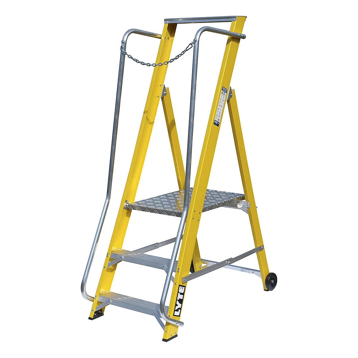 Fibreglass Steps with Wider Platform