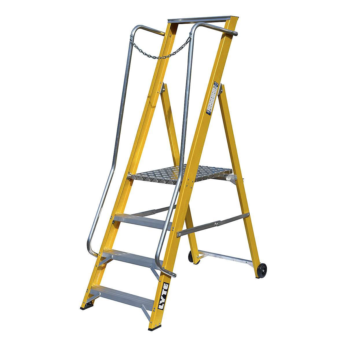Fibreglass Steps with Wider Platform