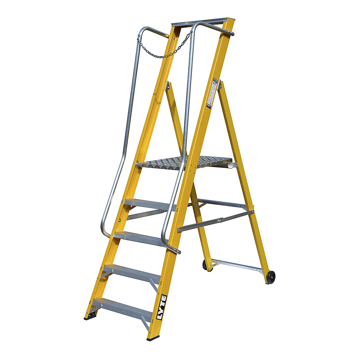 Fibreglass Steps with Wider Platform