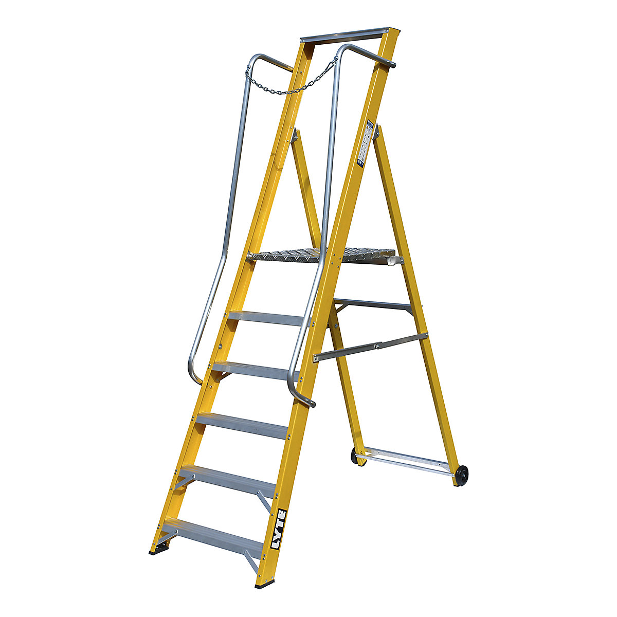 Fibreglass Steps with Wider Platform