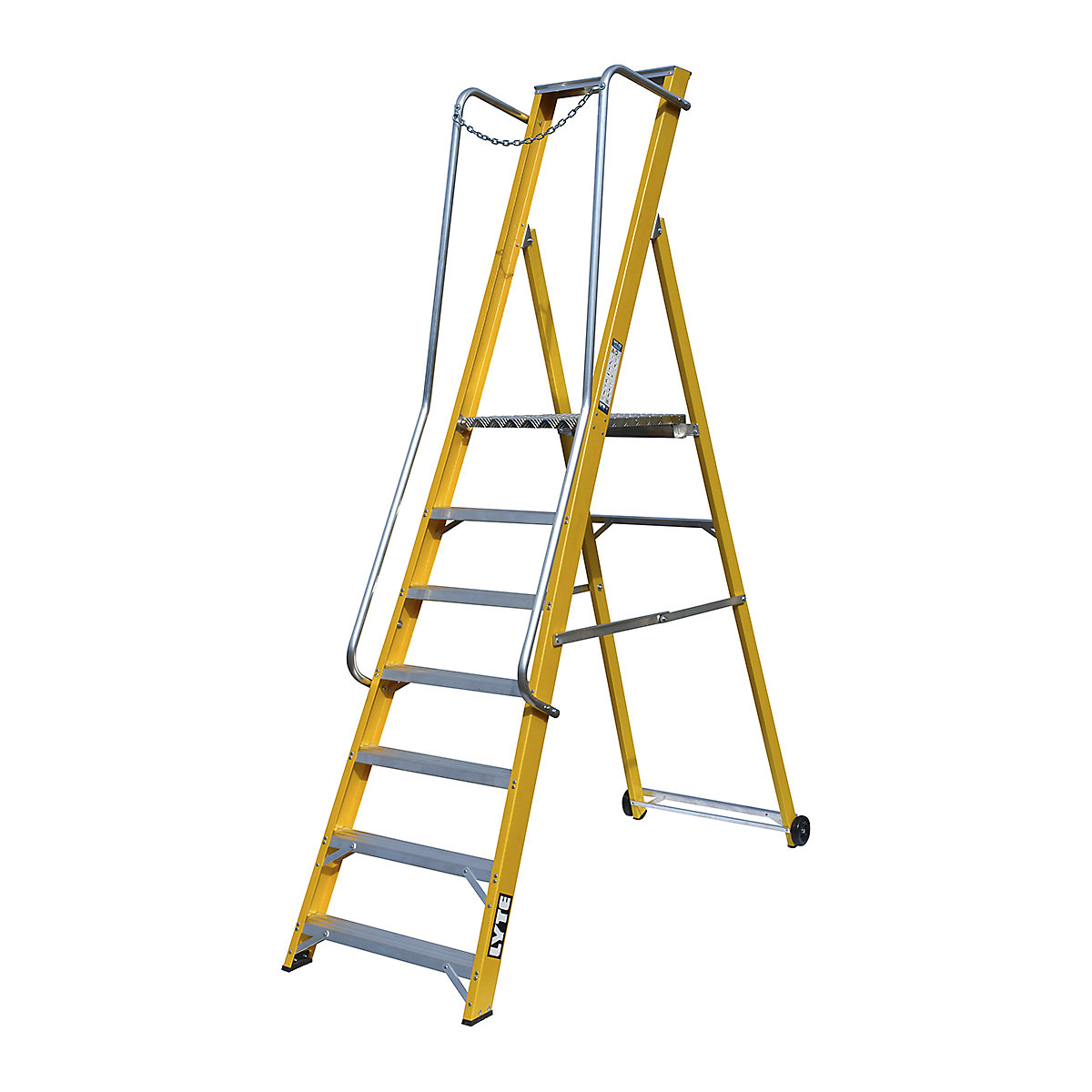 Fibreglass Steps with Wider Platform