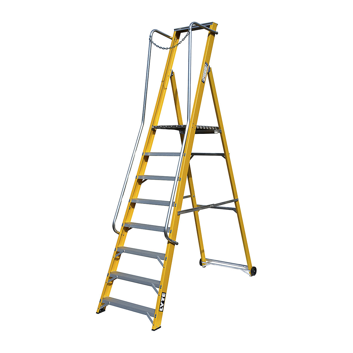 Fibreglass Steps with Wider Platform