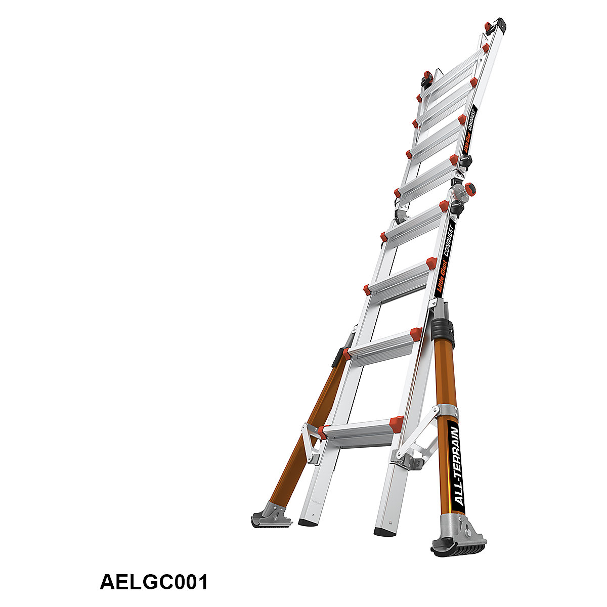 Little Giant Conquest All-Terrain Multi-Purpose Ladder (Product illustration 3)-2