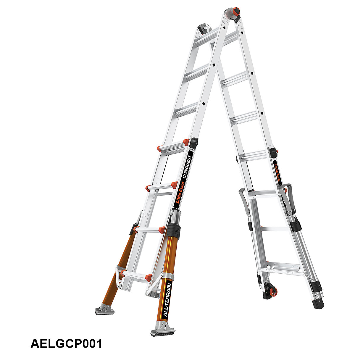 Little Giant Conquest All-Terrain PRO Multi-Purpose Ladder (Product illustration 5)-4