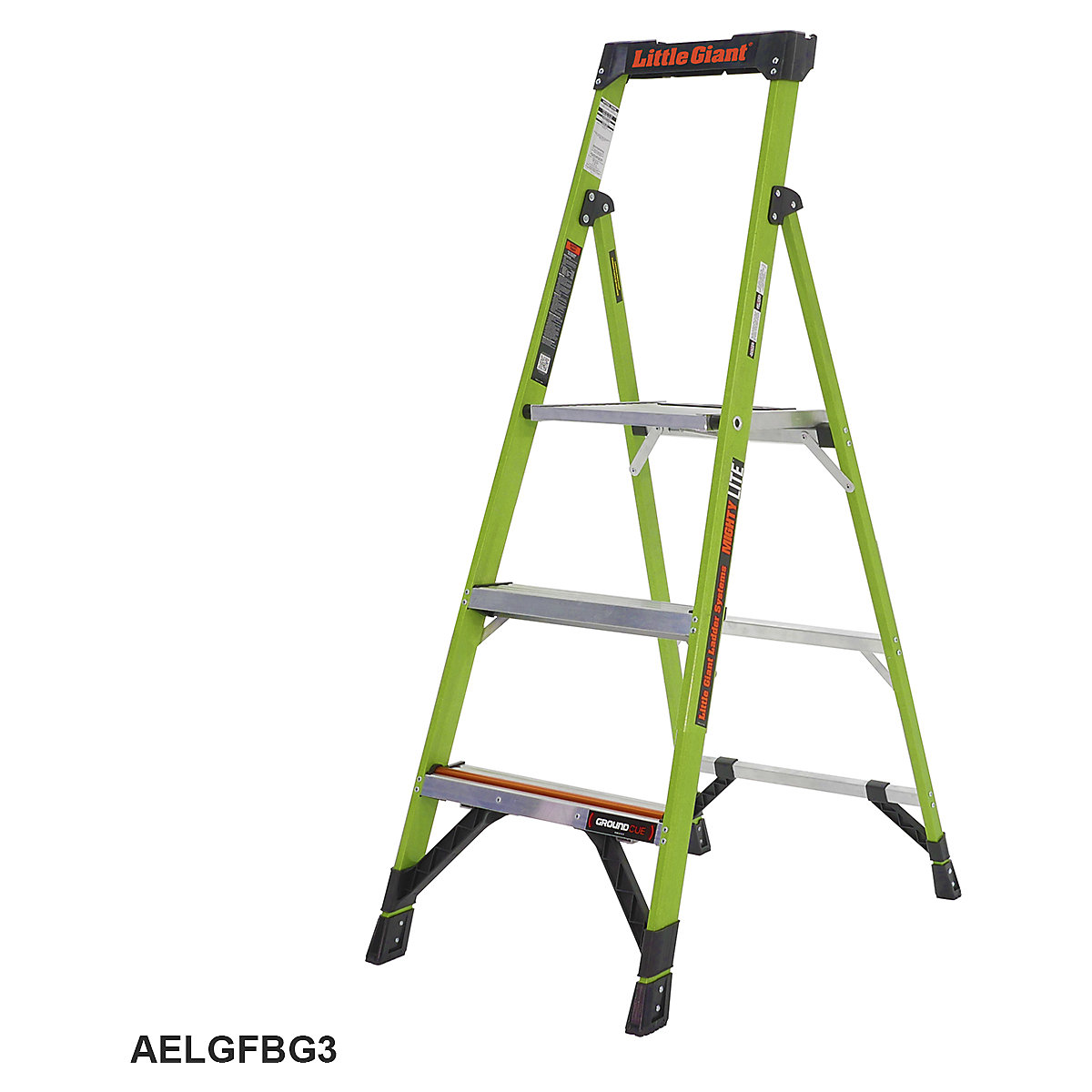 Little Giant MightyLite Fibreglass Step Ladder (Product illustration 5)-4