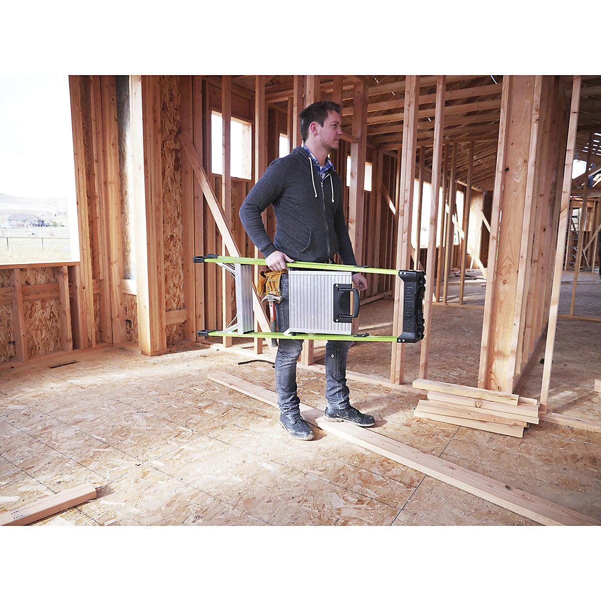 Little Giant MightyLite Fibreglass Step Ladder (Product illustration 12)-11