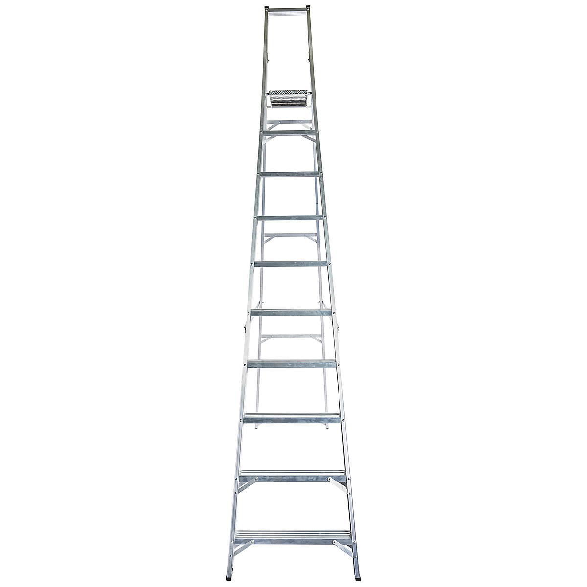 MagnaStep Aluminium Swingback Step Ladders (Product illustration 3)-2