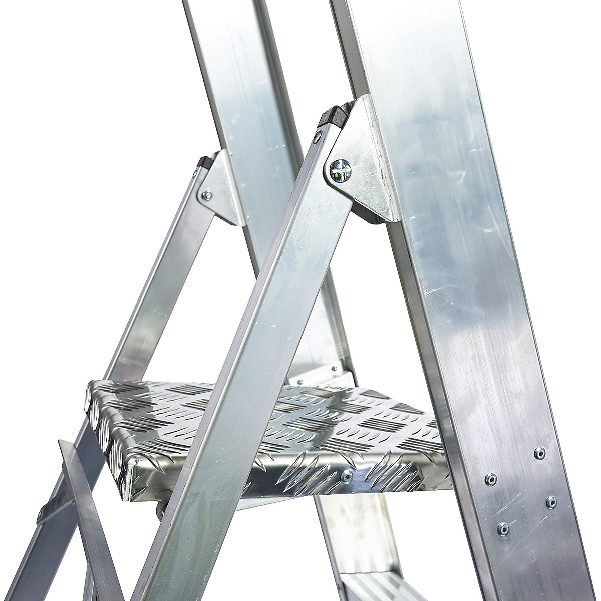 MagnaStep Aluminium Swingback Step Ladders (Product illustration 6)-5