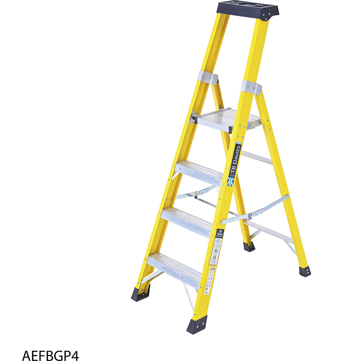 TB Davies Fibreglass Platform Step Ladder (Product illustration 3)-2