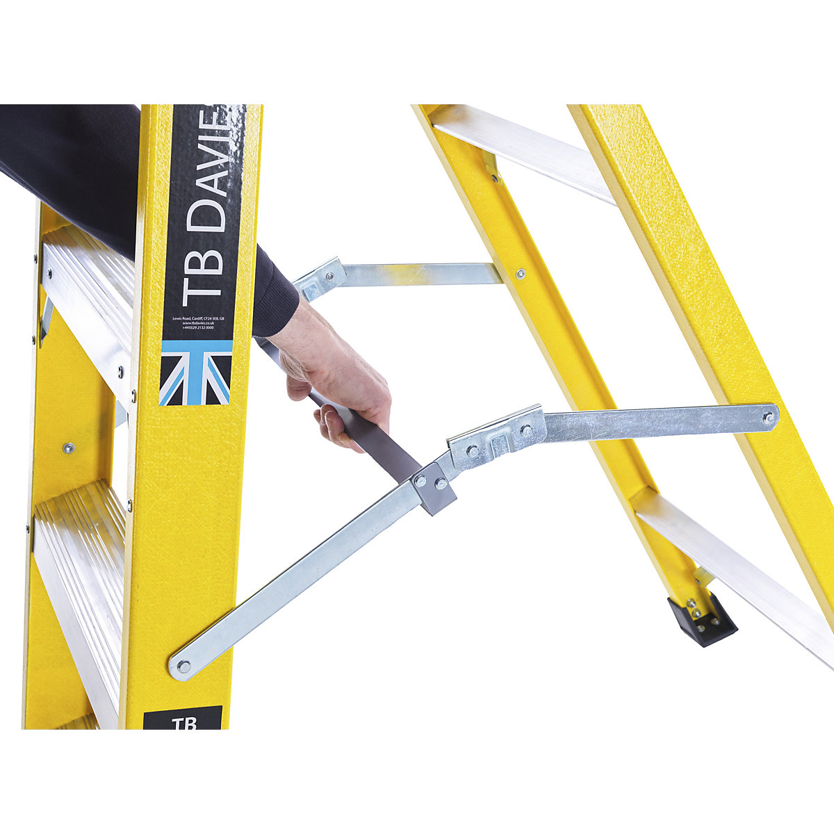 TB Davies Fibreglass Platform Step Ladder (Product illustration 9)-8