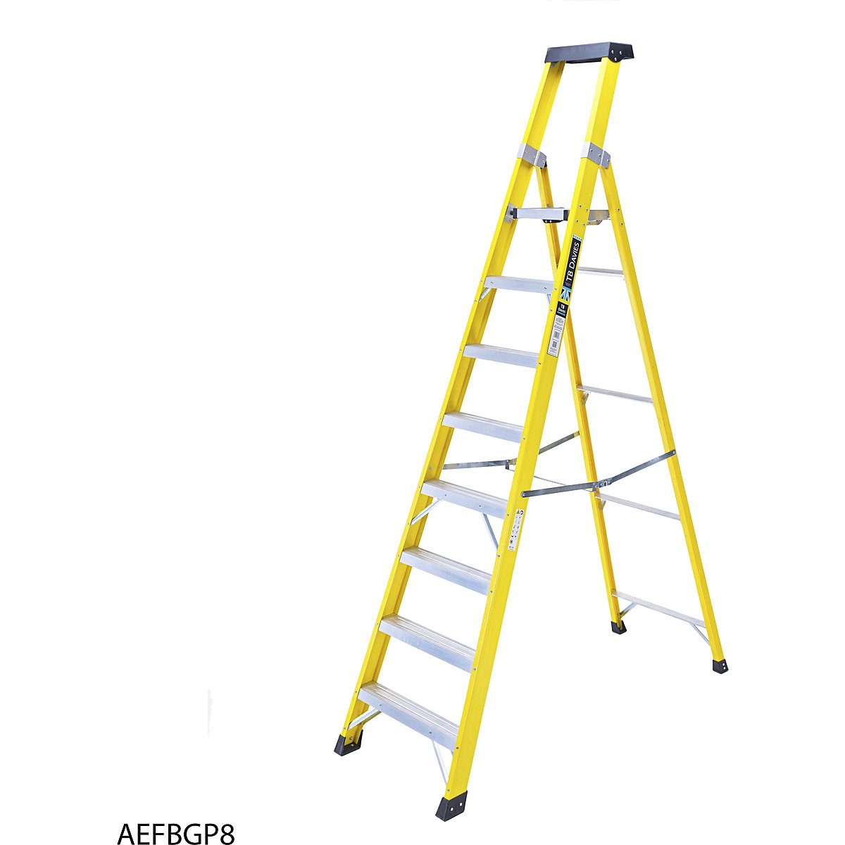 TB Davies Fibreglass Platform Step Ladder (Product illustration 6)-5