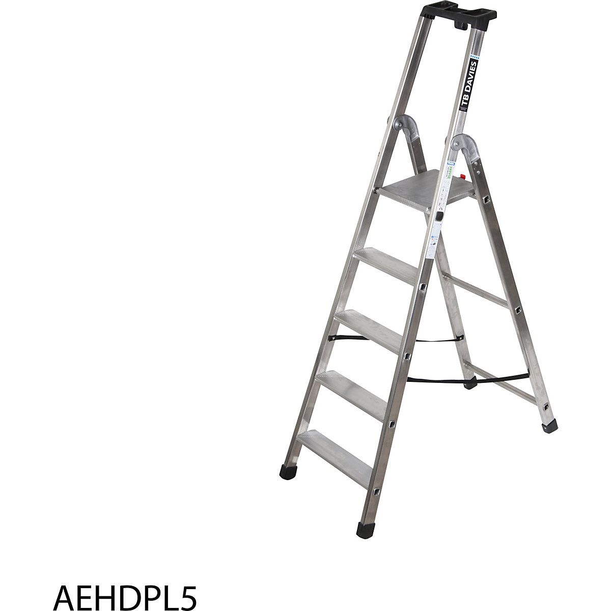 TB Davies Heavy-Duty Platform Step Ladder (Product illustration 4)-3