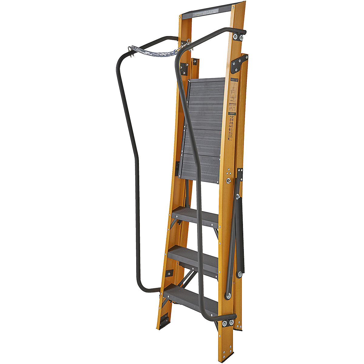 Werner Megastep Fibreglass Step Ladder (Product illustration 7)-6