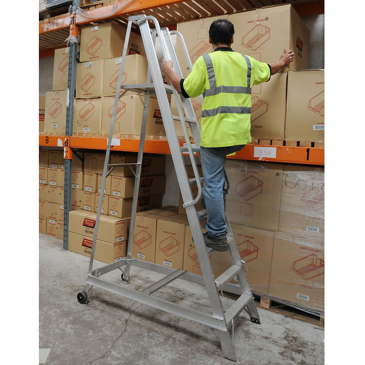 Aluminium Warehouse Steps (Product illustration 3)-2