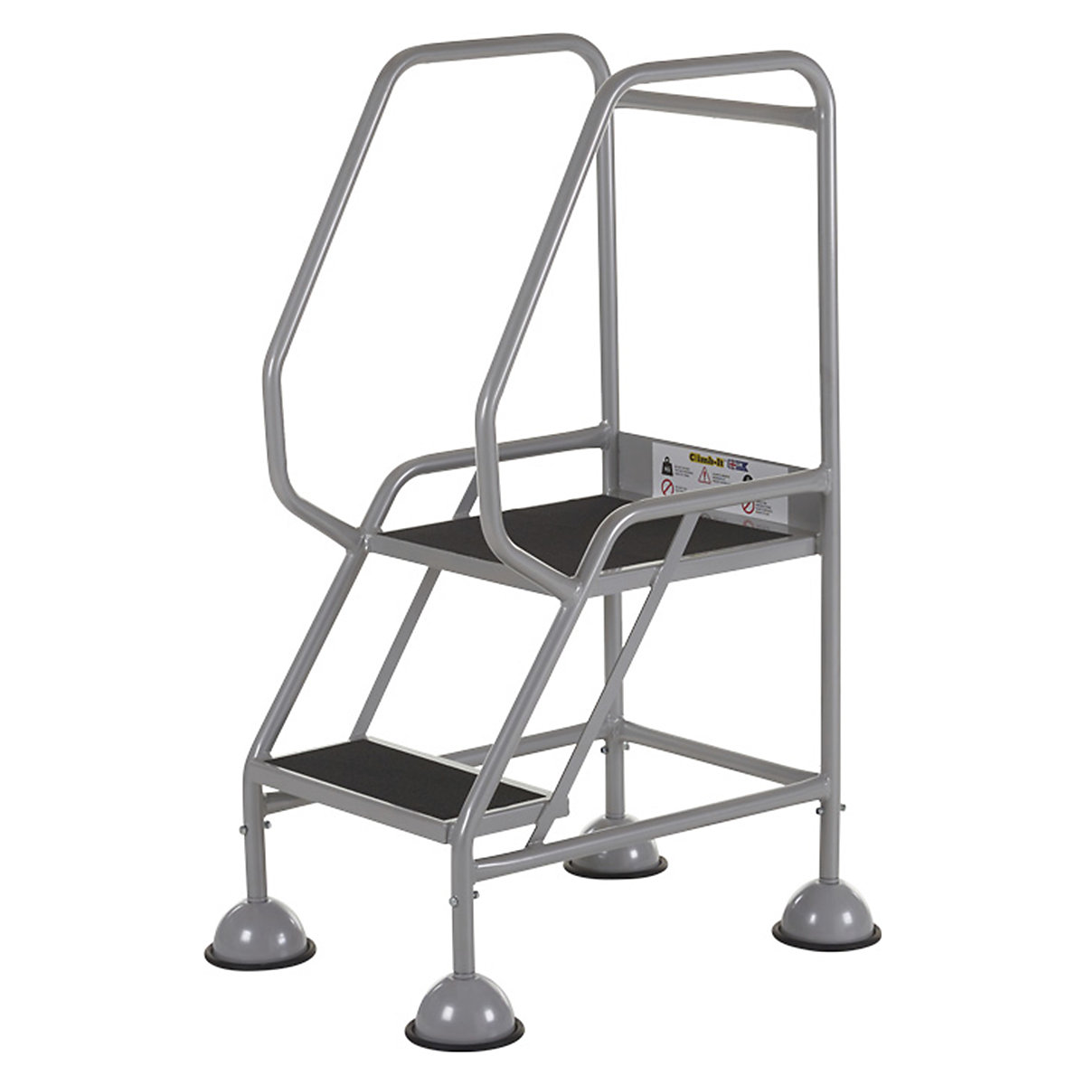 CLIMB-IT Domed Feet Step | Red, Yellow & Grey