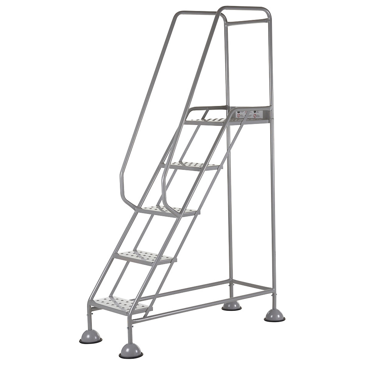 CLIMB-IT Domed Feet Step | Red, Yellow & Grey