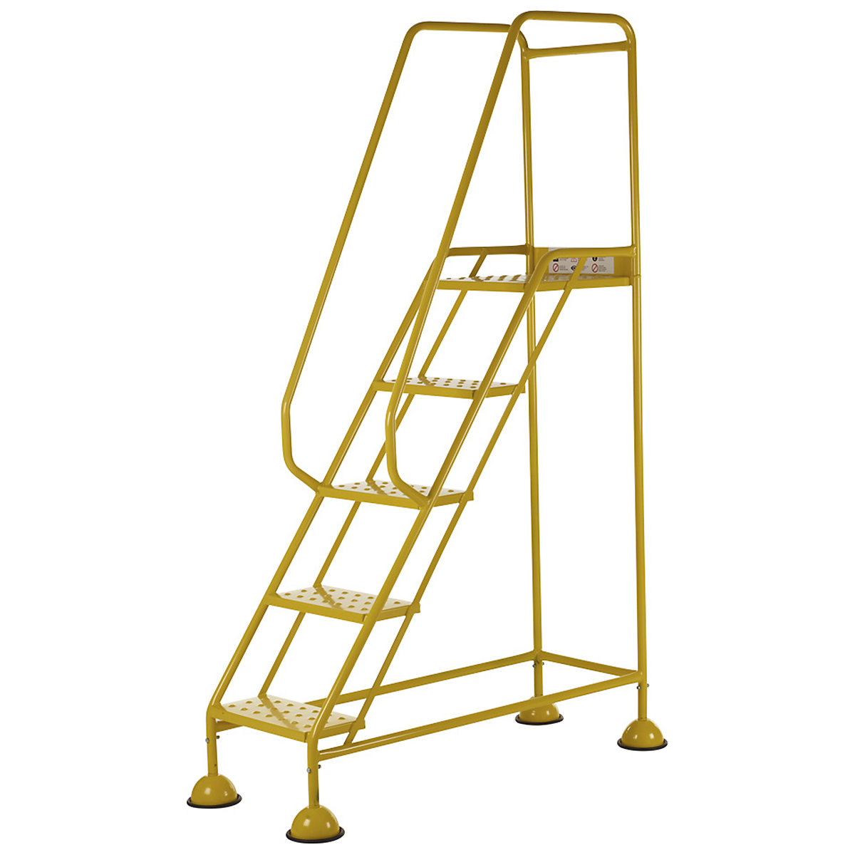 CLIMB-IT Domed Feet Step | Red, Yellow & Grey
