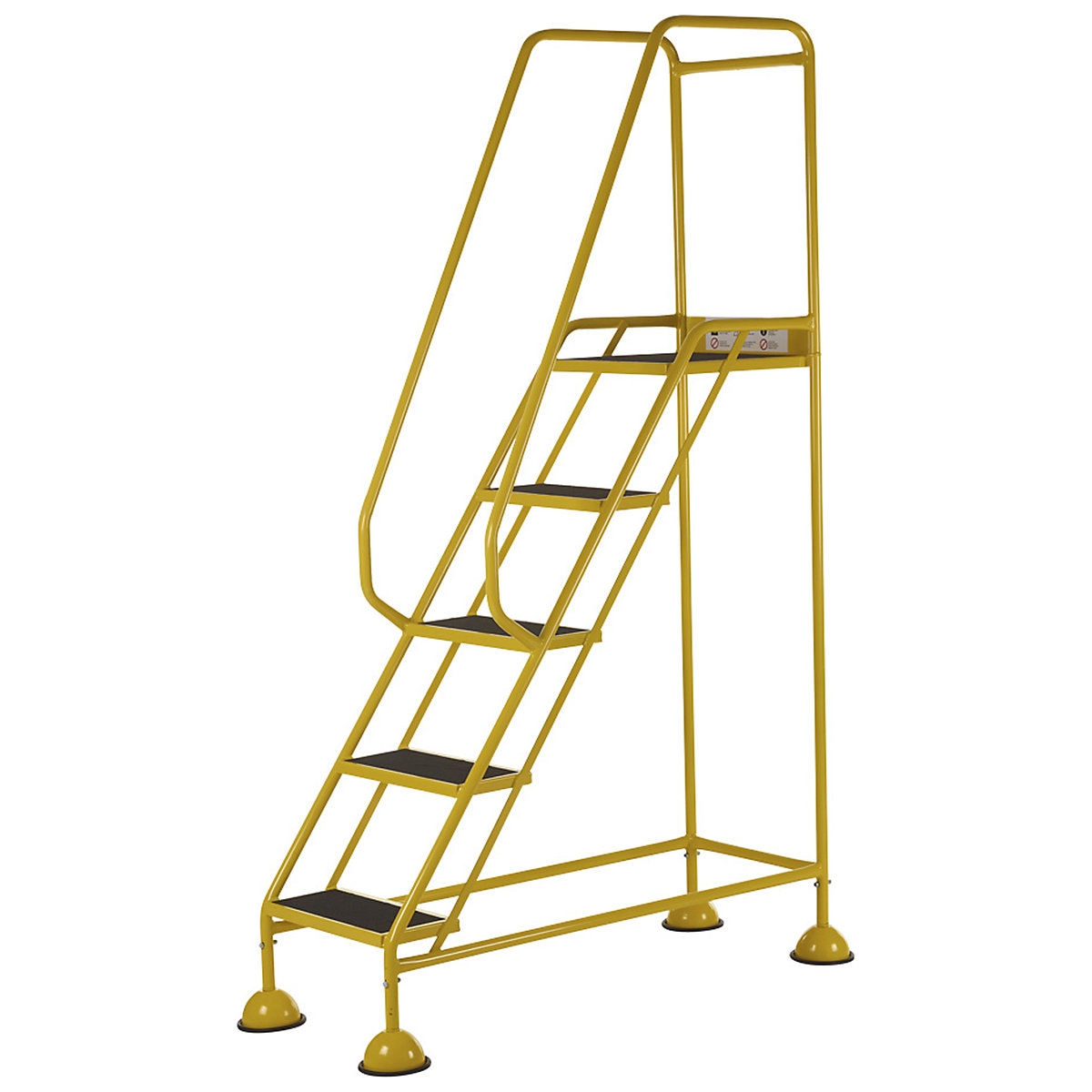CLIMB-IT Domed Feet Step | Red, Yellow & Grey