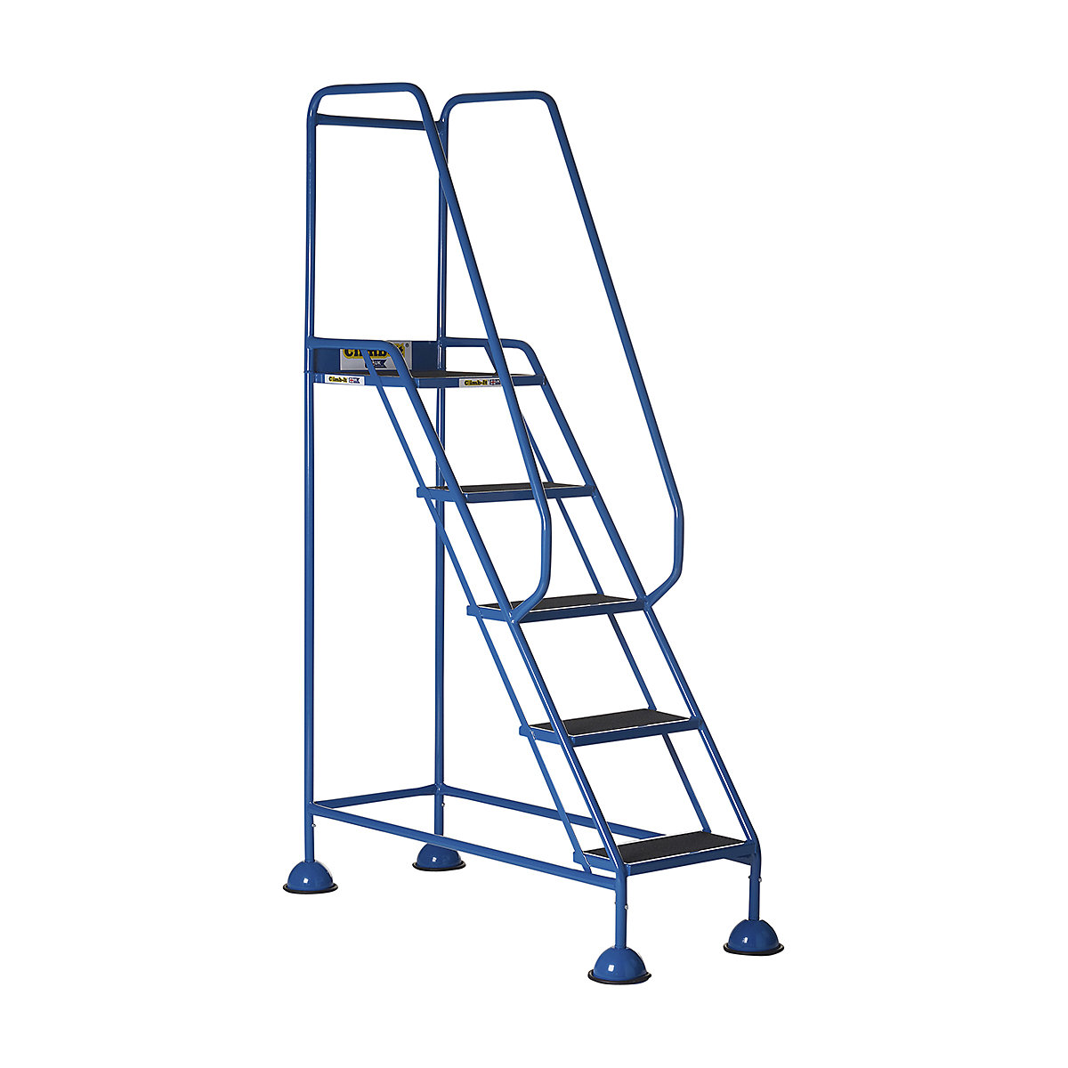 CLIMB-IT Domed Feet Step, CLIMB-IT Domed Feet Step, CLIMB-IT Domed Feet Step | 2030h x 610w mm | 5 Tread | Anti-Slip  | Blue-4