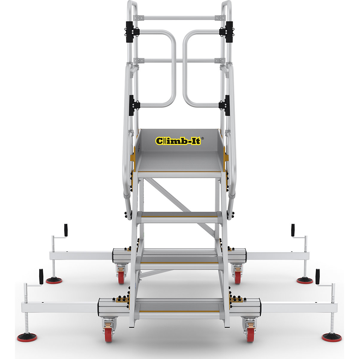 CLIMB-IT Extra Large Platform Safety Steps with Adjustable Stabilisers | EN131 Certified (Product illustration 3)-2