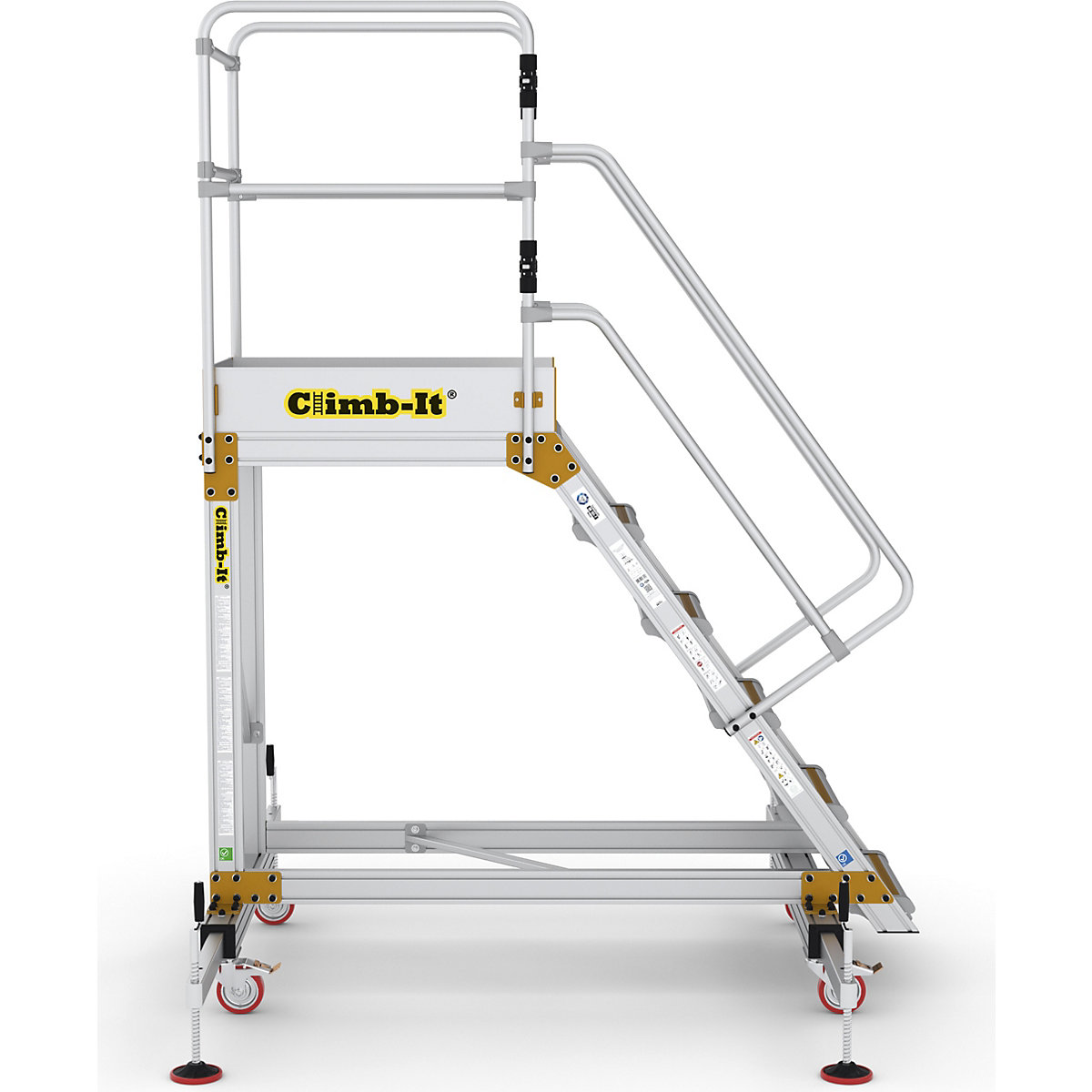 CLIMB-IT Extra Large Platform Safety Steps with Adjustable Stabilisers | EN131 Certified (Product illustration 5)-4