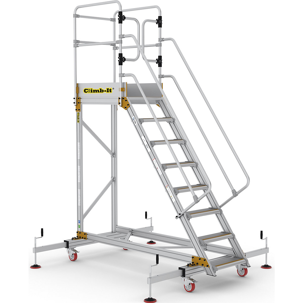 CLIMB-IT Extra Large Platform Safety Steps with Adjustable Stabilisers