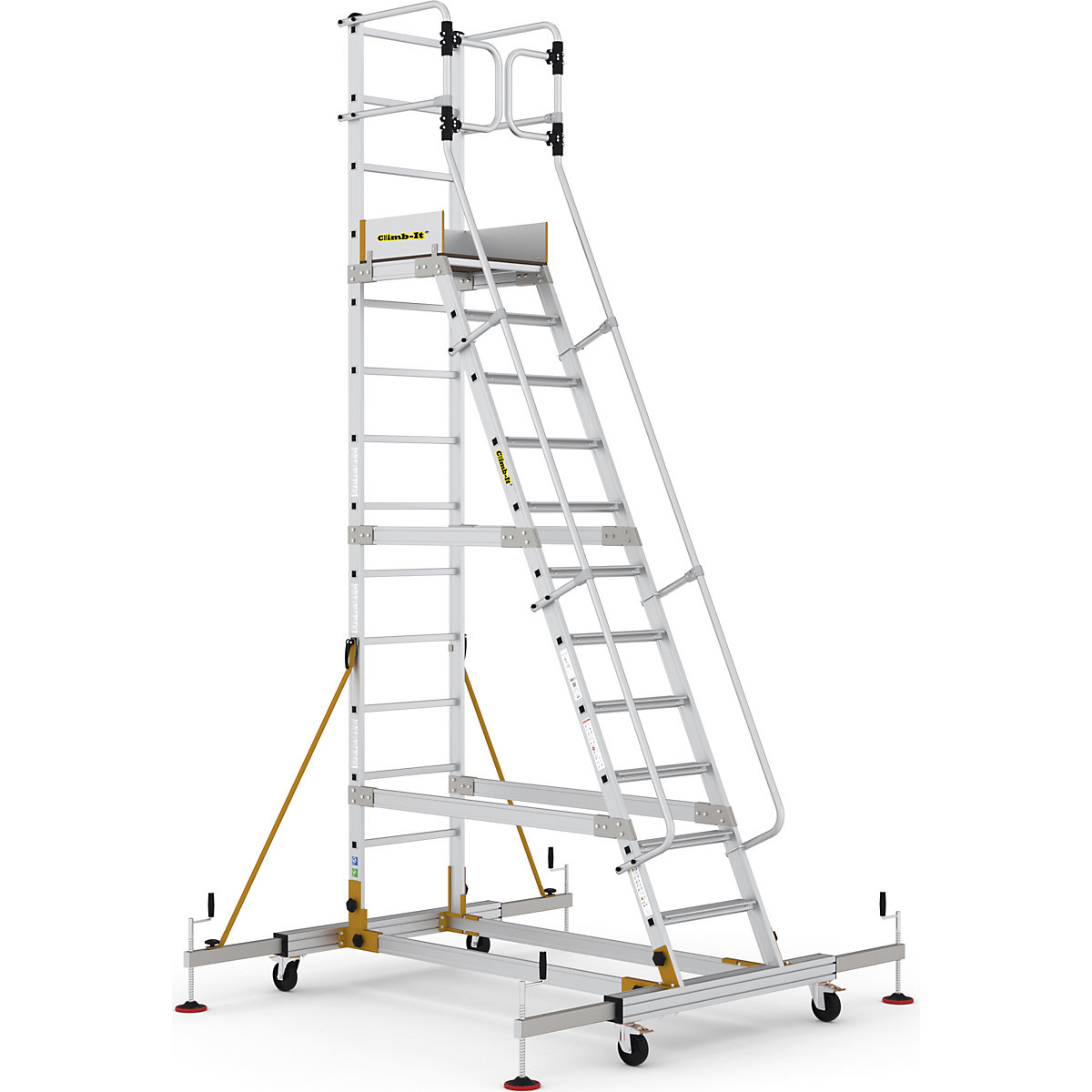 CLIMB-IT Mobile Steps with Safety Gate