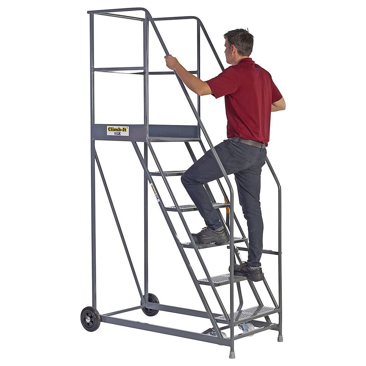 CLIMB-IT Mobile Warehouse Steps (Product illustration 10)-9