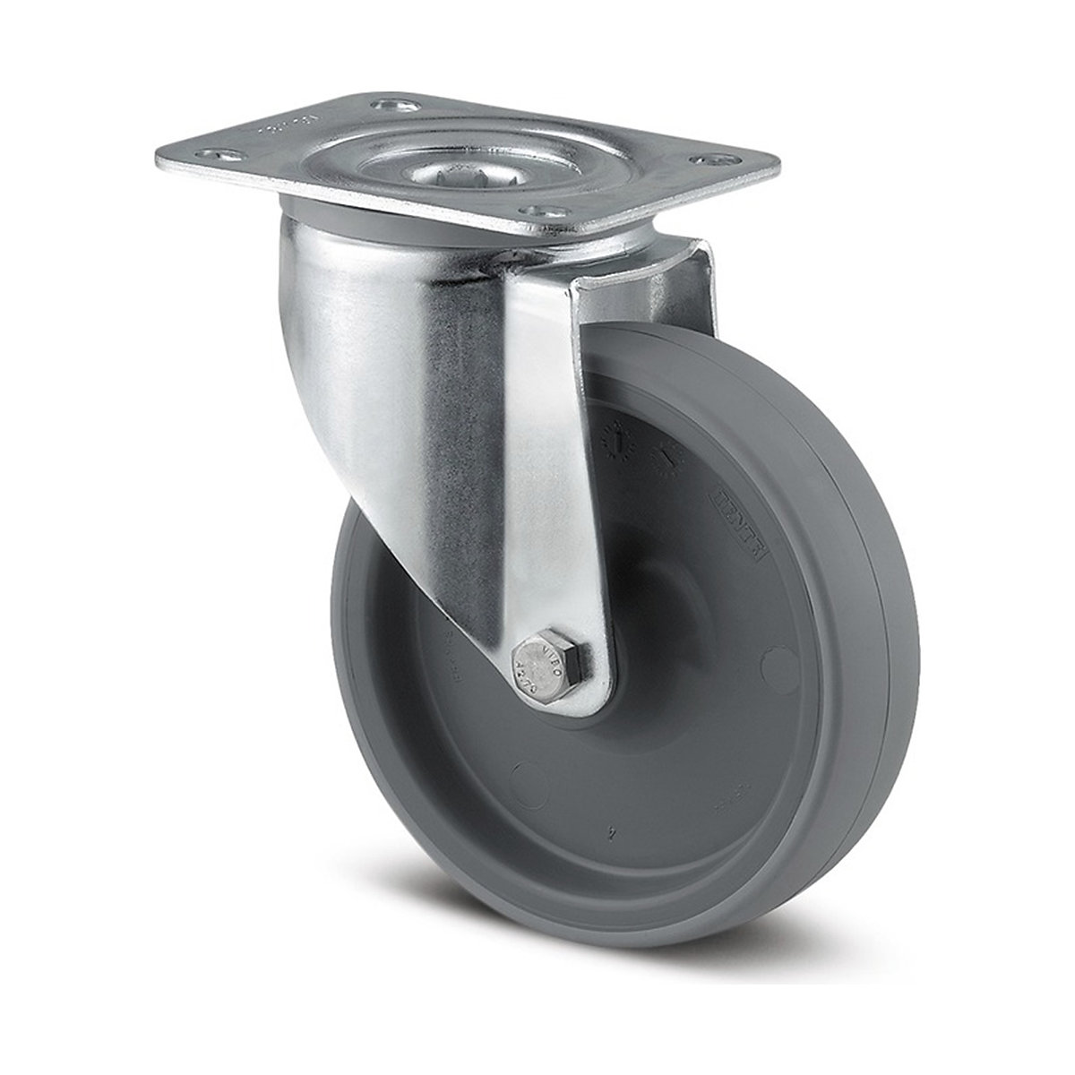 TENTE Alpha Plate Castor | Polyurethane | 80mm Dia. | 150kg