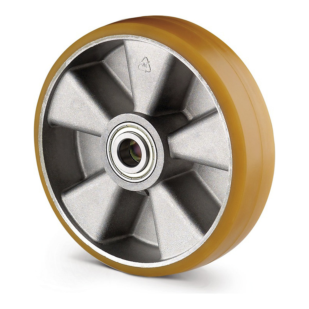 TENTE Novatech Wheel | Polyurethane | Ball Bearing | Aluminium Centre