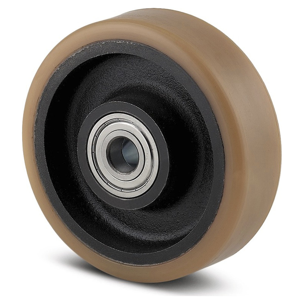TENTE Novatech Wheel | Polyurethane | Ball Bearing | Cast Iron Centre