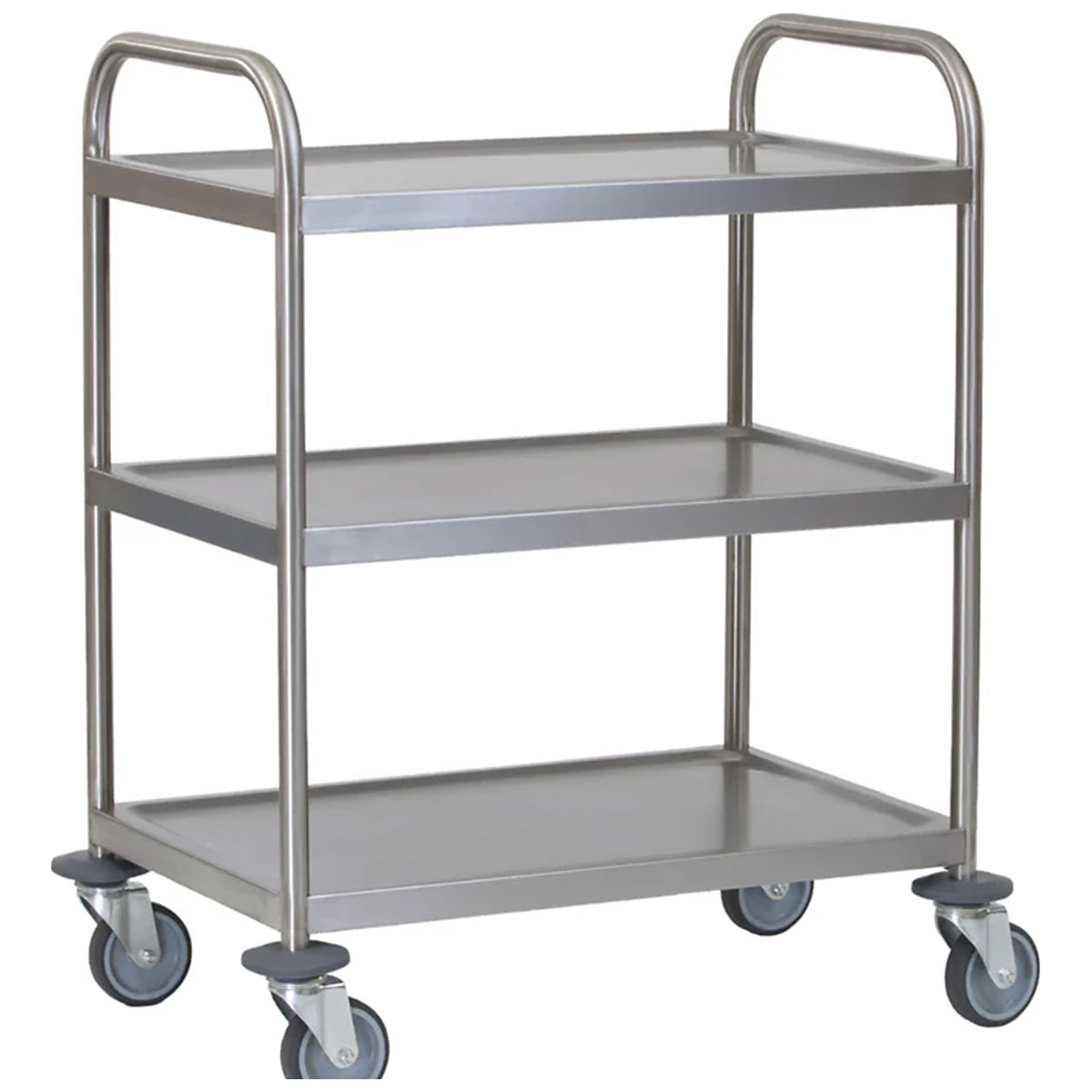 BiGDUG General Purpose Trolleys | Stainless Steel, BiGDUG General Purpose Trolleys | Stainless Steel, BiGDUG General Purpose Trolley | 924h x 706w x 452d mm | 3 Tier | Small-1