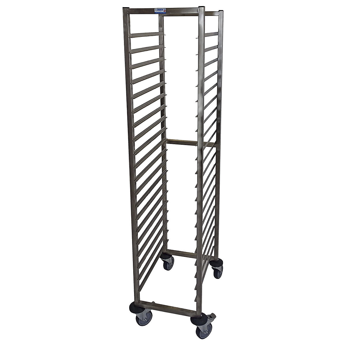 BiGDUG Stainless Steel Gastronorm Trolleys, BiGDUG Stainless Steel Gastronorm Trolleys, BiGDUG Stainless Steel Gastronorm Trolley | 1747h x 538w x 330d mm | 1/1 GN | 20 Tier-1