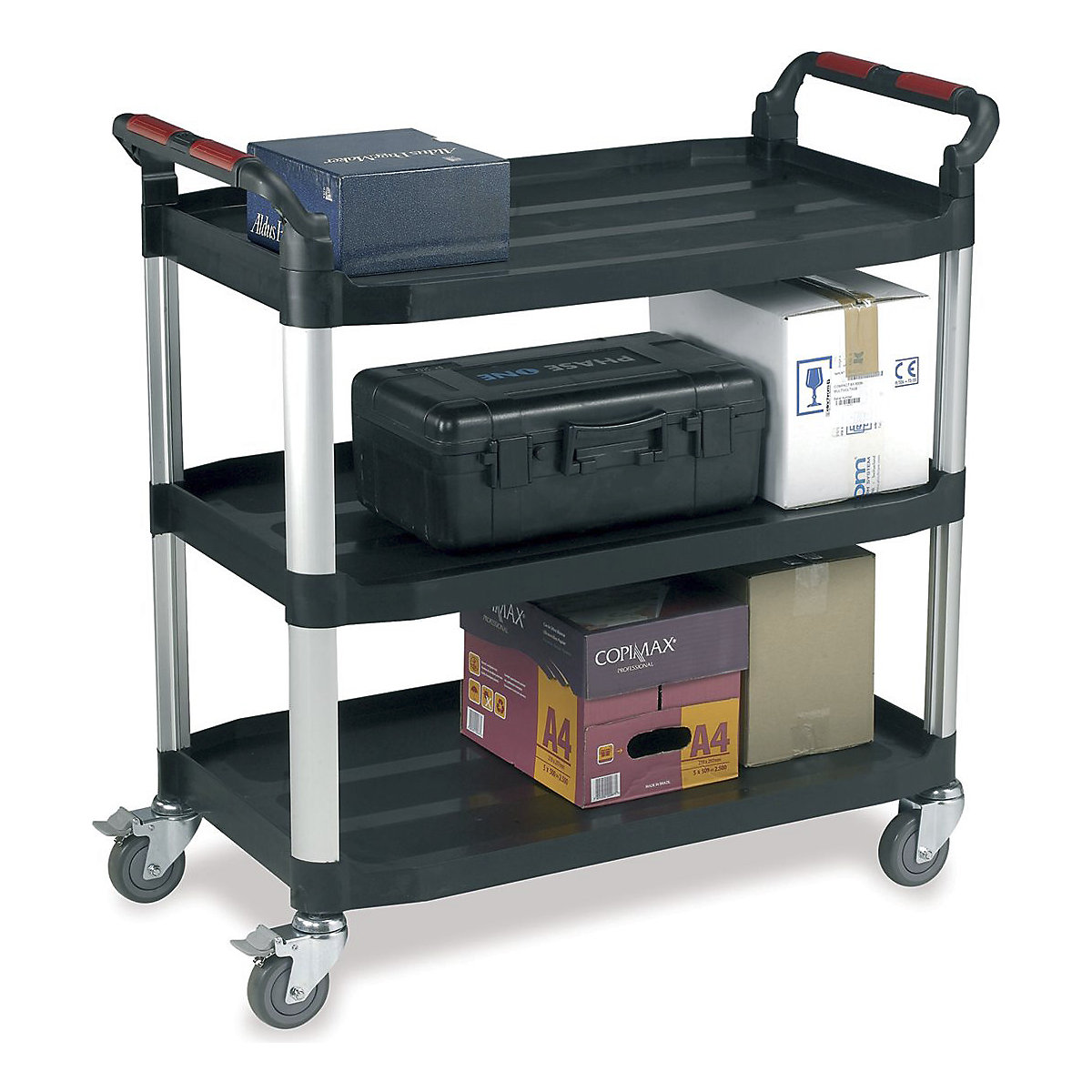 Proplaz Plastic Shelf Trolleys